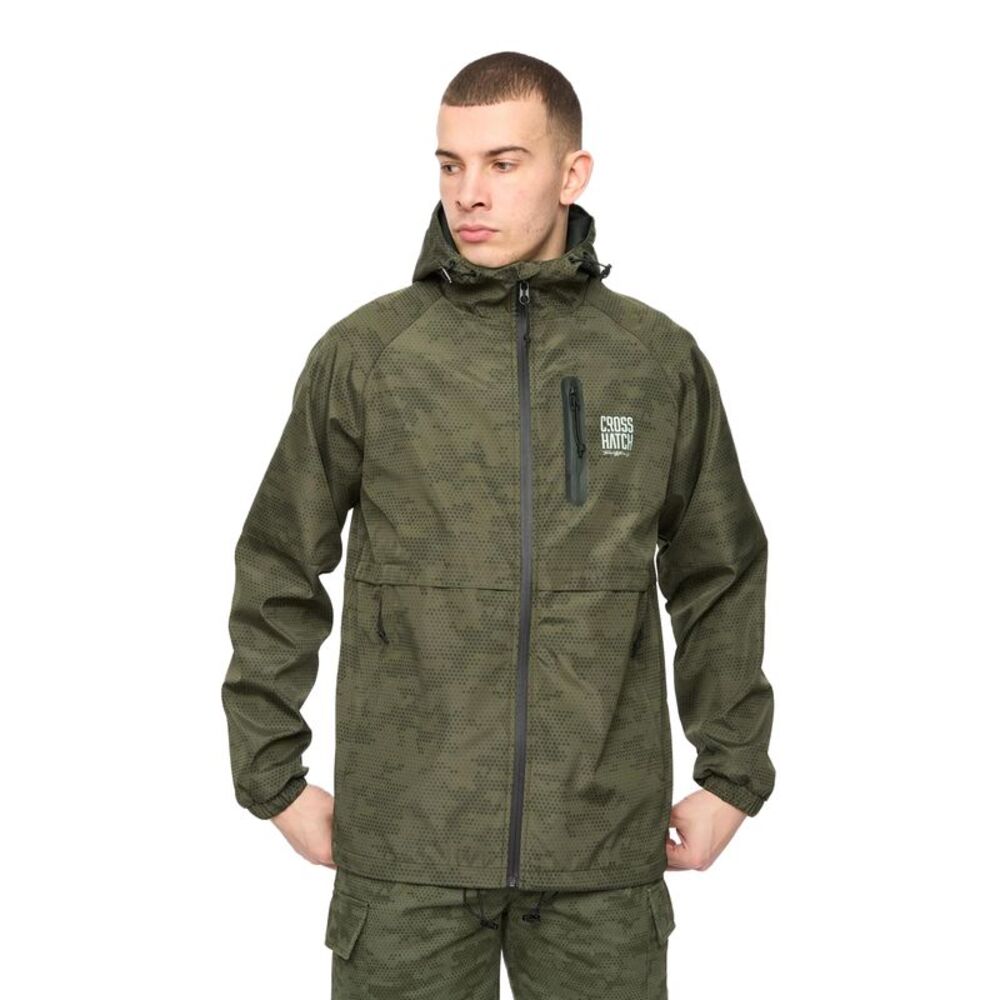 Crosshatch Mens Janscore Jacket / Deep Olive